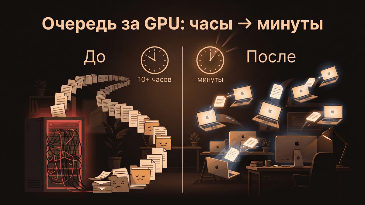 Эффект Minions: очередь за GPU сжалась с десяти часов до минут