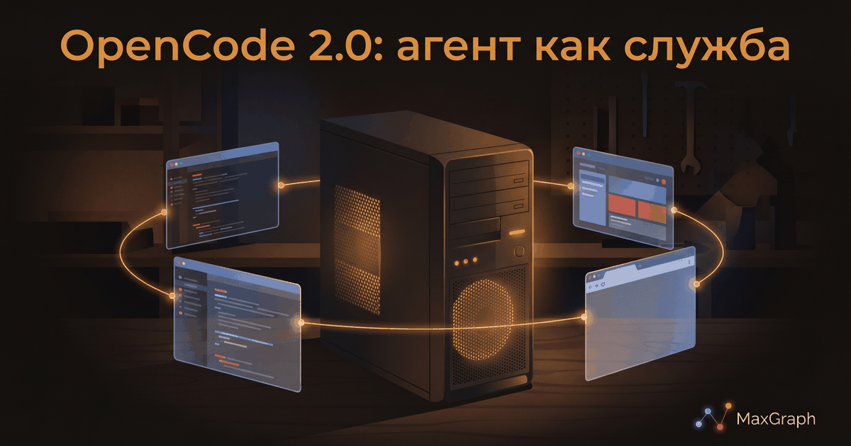 OpenCode 2.0: AI-агент для кода стал службой — что изменилось